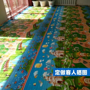新款定做宝宝爬行垫婴儿童爬爬垫小孩玩耍地毯1/1.5/1.8宽3米加厚