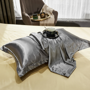 冰丝枕套一对装48cmx74cm枕头皮不含芯丝绸单个装轻奢酒店高级感
