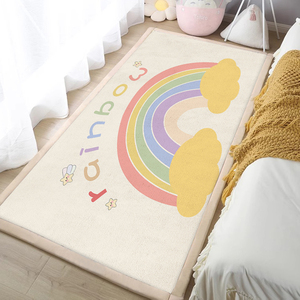 卧室床头床下地毯防摔婴儿加厚床边垫子宝宝爬行软垫儿童家用客厅