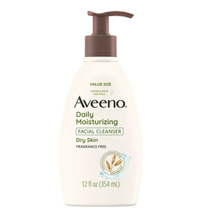 美国直邮Aveeno艾维诺日常保湿面部洁面乳洗面奶含舒缓燕麦354ml