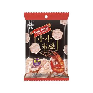 【新品】旺旺小小米脆50g*6袋装鲜美海虾味膨化零食米虾片薄脆