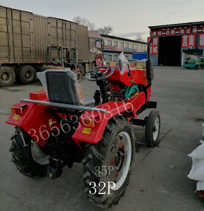 家用柴油四轮拖拉机32 35马力旋耕机 小型单缸农用运输车20 24P