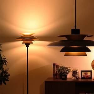 出口日式PH5北欧LED落地灯丹麦经典创意现代卧室客厅软装沙发边灯