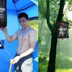 Shower Bag Foldable Solar Energy Heated Camp PVC Water Picni