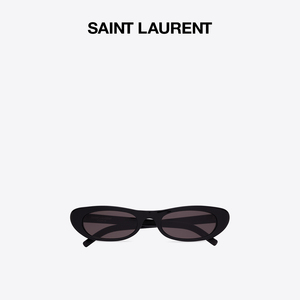 YSL/圣罗兰 男女同款黑色SL 557 SHADE墨镜太阳眼镜