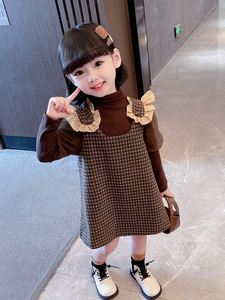 女宝宝背带裙春装洋气韩版儿童开春连衣裙3到4二三四五岁女童裙子