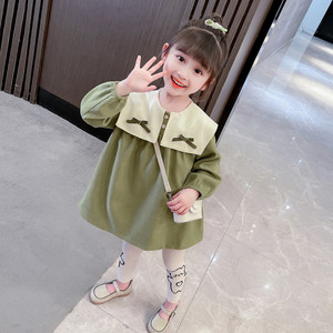 女宝宝套装秋装洋气韩版儿童春秋休闲两件套2三4到5五3岁女童衣服