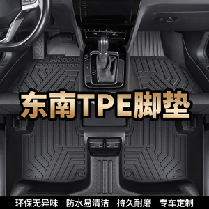东南DX7/DX3专用TPE全包围汽车脚垫专车定制内饰改装丝圈地垫