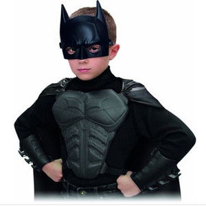 儿童蝙蝠侠黑暗夜骑士铠甲玩具盔甲套装cos面具披风幼儿园演出服