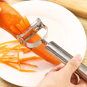 刨片器蔬菜刮片刀削茄子刮刀削皮刀擦长条青瓜萝卜片工具宽口刨刀