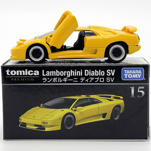 TOMY多美卡合金汽车模型玩具旗舰版 黑盒 TP15兰博基尼迪阿布罗SV