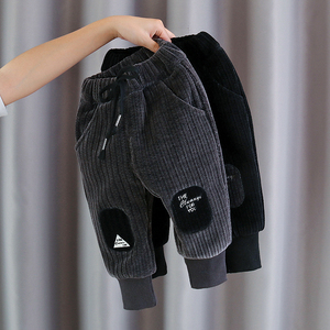 韩国男童新款棉裤婴儿裤子女童加棉加厚儿童保暖宝宝洋气外穿长裤