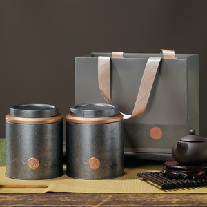 新款红茶白茶新会小青柑普洱通用茶叶罐铁盒包装盒空礼盒铁罐定制