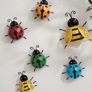 铁艺七星瓢虫蜜蜂蚂蚁壁饰壁挂件墙饰房间卧室墙上创意田园装饰品