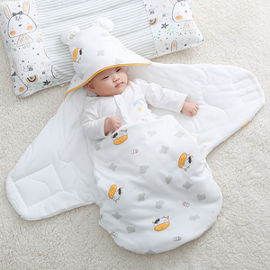 全棉时代初生婴儿产房包被新生儿抱被蝴蝶襁褓睡袋纯棉春夏季薄款