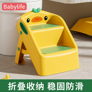 儿童洗漱台垫脚踩凳防滑洗手台阶凳宝宝卫生间洗脸洗手刷牙阶梯
