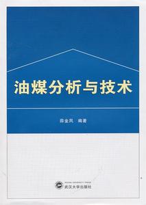 正版油煤分析与技术 薛金凤著 武汉大学出版社