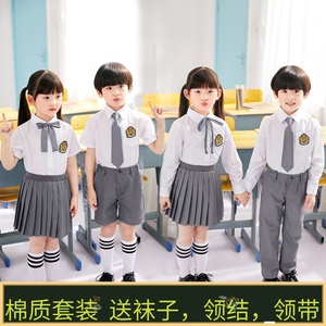 儿童演出服中小学生大合唱朗诵表演服幼儿园校服男女童毕业照服装