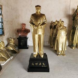 毛主席铜像树脂纯镀铜摆件摆像客厅雕塑像大厅大型开国像