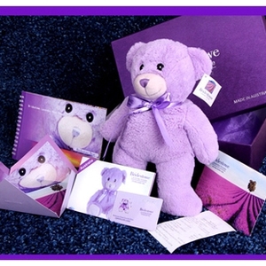 紫色薰衣草可加热小熊 品质保证毛绒熏衣草熊 新年情人节女生礼物