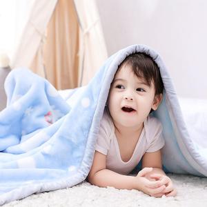 幼儿园午休毛毯学生被子双层加厚云毯婴儿毯子孩子秋冬午睡盖毯