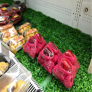 仿真假草坪米兰草水果店保鲜柜展示柜货架冷藏柜装饰塑料草皮地垫