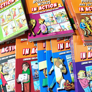 儿童英文益智分级阅读读物 短语动词系列 章节图画书 平装 大合售