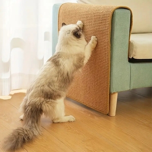 剑麻垫猫抓可挂墙上耐磨不掉屑沙发保护地毯猫抓垫宜家麻垫猫抓板