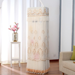 刺绣柜机立式空调防尘罩格力美的海尔柜式方形空调罩柜式套盖布子