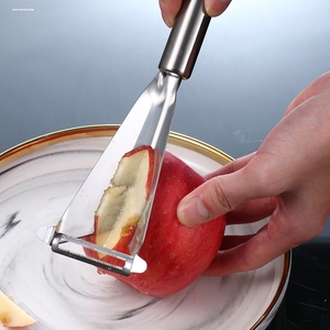 不锈钢水果雕花三角推刀苹果花式专用果盘拼盘制作工具切割神器