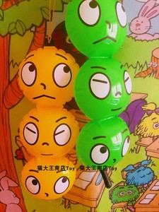 日本昭和駄菓子屋豌豆豆荚通表情大眼萌异形卡通装饰挂件气球现货