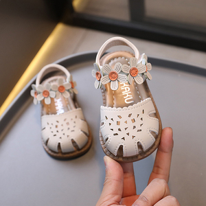 2024新款女宝宝凉鞋1一2周岁小童公主夏季婴儿鞋子防滑软底学步鞋