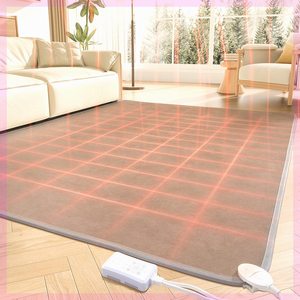 客厅加热地毯碳晶石墨烯电热冬季瑜伽地垫子地暖家用卧室发热毯子