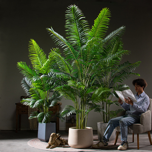 巨大型散尾葵假树仿真树客厅落地花摆件室内高级仿生绿植装饰造景