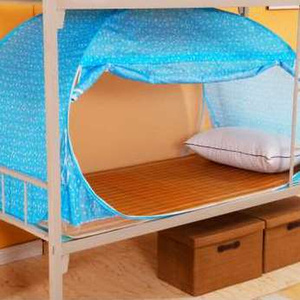 蚊帐学生宿舍09米遮光上下铺床帘一体式带支架免安装12米单人床