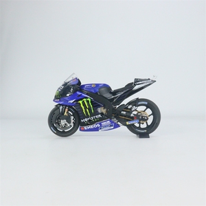 MINICHAMPS/迷你切 1:12 雅马哈 YZR-M1 合金仿真摩托车模型 2021