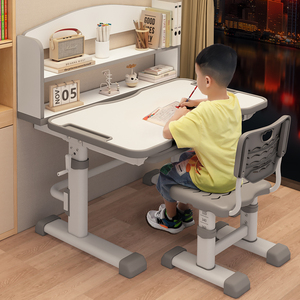 儿童学习桌家用小学生课桌椅子写字桌专用作业小孩书桌套装可升降