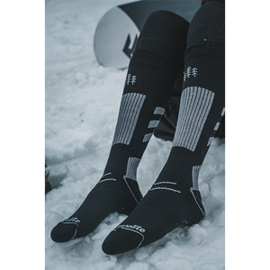 awka滑雪袜户外单板滑雪运动长筒袜袜子保暖加厚2023新款秋冬