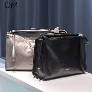商场同款 OMI欧米女包2024新款真皮牛皮百搭通勤软皮斜挎包托特包