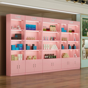 化妆品展柜商超货架产品陈列展示架零食店多层置物展品柜厂家