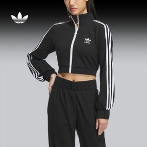 短款运动立领夹克外套女装adidas Originals阿迪达斯三叶草官方