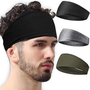 man woman gym sport workout headband hair band head sweat