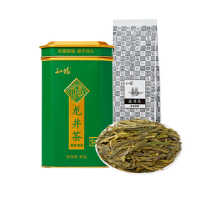 知福茶叶2024新茶一级明前雨前嫩芽龙井茶春茶罐装浓香型绿茶80g