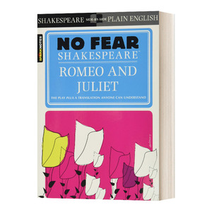 英文原版 Romeo and Juliet No Fear Shakespeare 无惧莎士比亚 罗密欧与朱丽叶 别怕莎士比亚 英文版 进口英语原版书籍