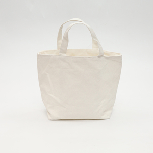 LucaAlberto 饭盒袋手提便当包妈咪包双层帆布袋购物袋纯白托特包