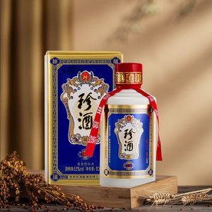 【官方专卖店】珍酒珍五小酒品鉴版 53度酱香型白酒单瓶100ml