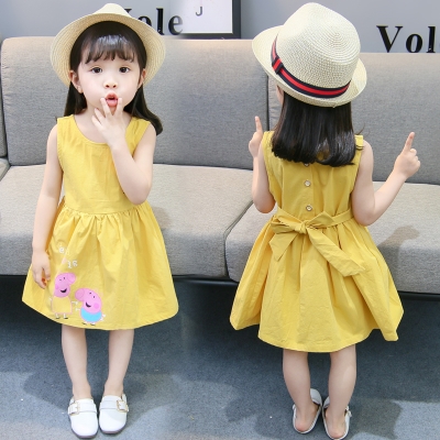 1到4岁2夏季3女童装o连衣裙子女孩小孩子夏天公主衣服小。