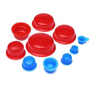 红色蓝色橡胶塞头螺孔堵头硅胶帽螺母护套油气缸内塞塑料堵头闷盖