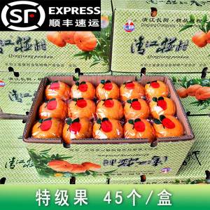 长阳清江椪柑岩松坪碰柑橘桔子水果特级45个礼盒装湖北宜昌土特产