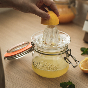 英国kilner手动榨汁器橙子压汁器玻璃柠檬手动压汁机挤压器榨汁机
